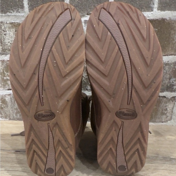 Chaco Barbary Leather Wool Waterproof Chukka Hiking Boots Women’s 7.5 Fold over - Picture 5 of 8